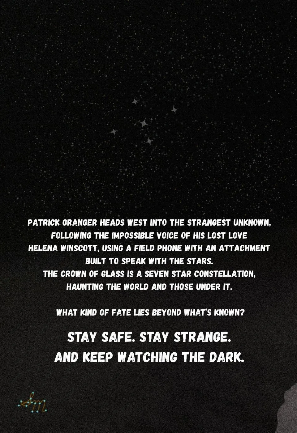 The Crown of Glass — Paperback back cover